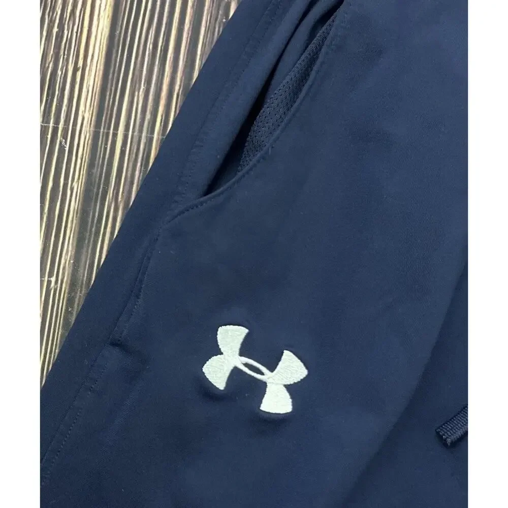 Under Armour UA Blue Track Pants Mens Size Medium